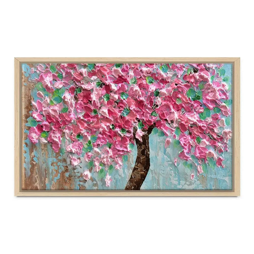 Pink Tree Canvas Print Pink Tree Canvas Print wall art product Olga Tkachyk