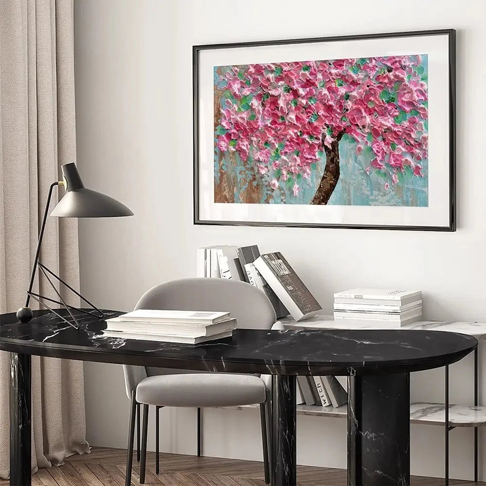 Pink Tree Framed Art Print Pink Tree Framed Art Print wall art product Olga Tkachyk