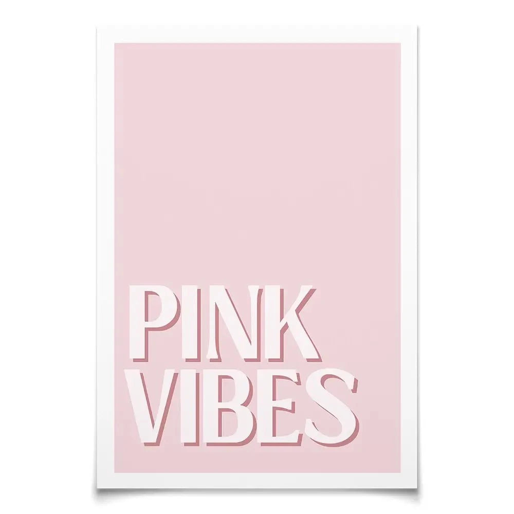 Pink Vibes Art Print Pink Vibes Art Print wall art product Art Print Shop