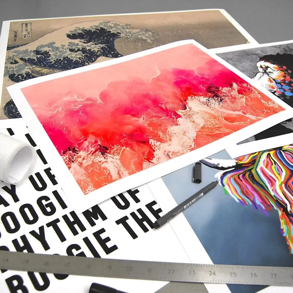 Pink Wave Art Print Pink Wave Art Print wall art product Treechild