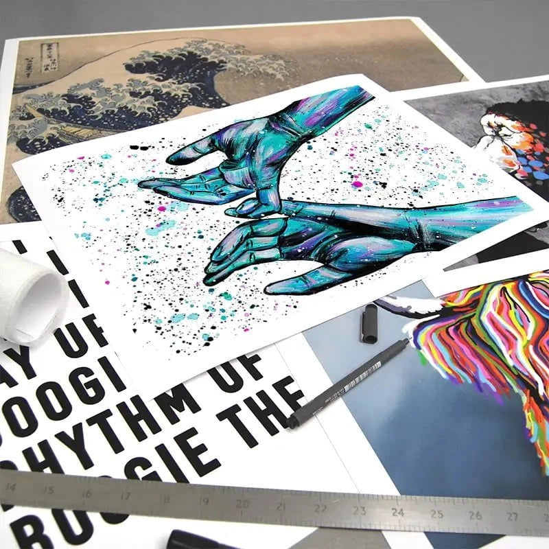 Pinky Promise Art Print Pinky Promise Art Print wall art product Emma LC Art