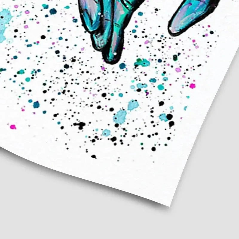 Pinky Promise Art Print Pinky Promise Art Print wall art product Emma LC Art