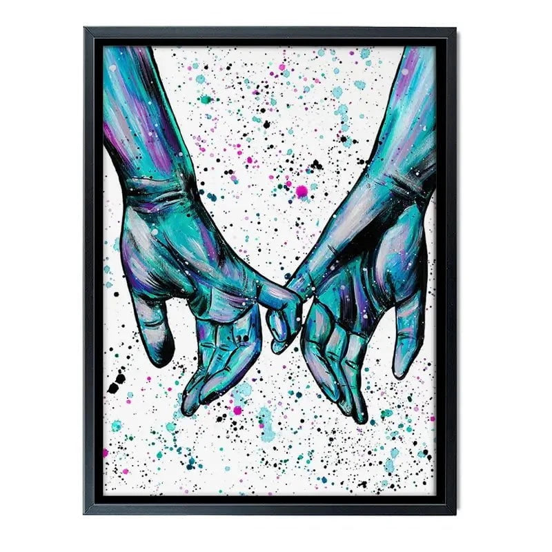 Pinky Promise Canvas Print Pinky Promise Canvas Print wall art product Emma LC Art