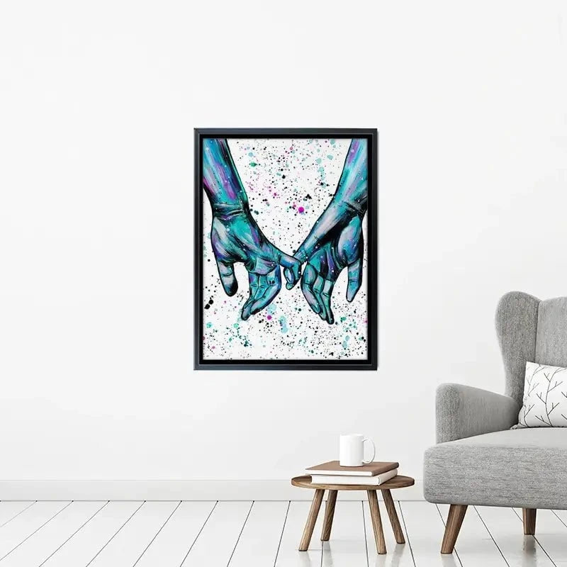 Pinky Promise Canvas Print Pinky Promise Canvas Print wall art product Emma LC Art