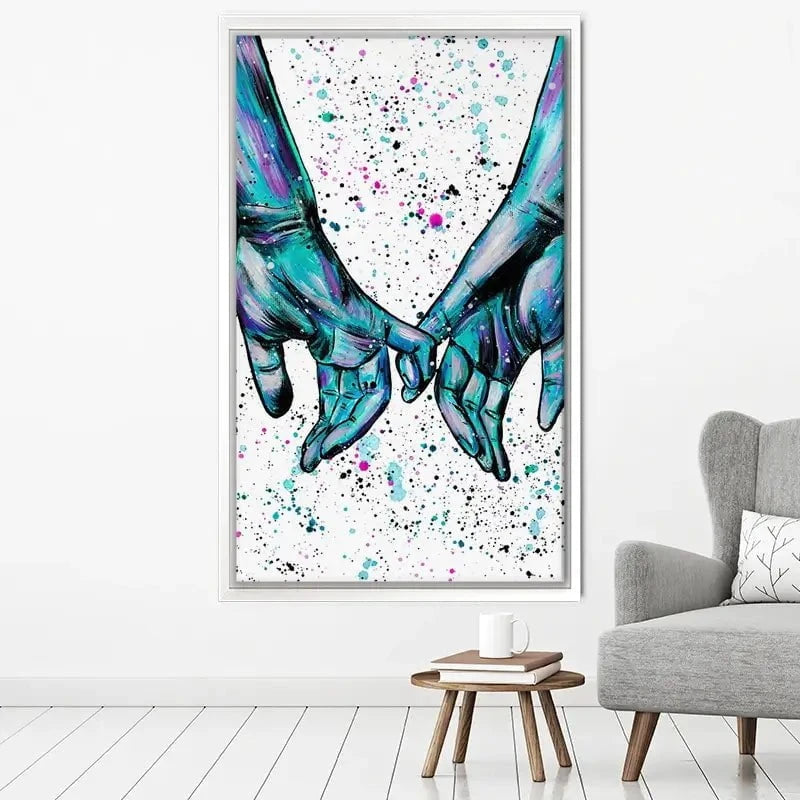 Pinky Promise Canvas Print Pinky Promise Canvas Print wall art product Emma LC Art