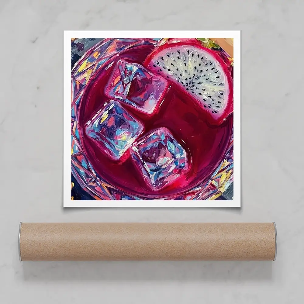 Pitaya Cocktail Square Art Print Pitaya Cocktail Square Art Print wall art product David Alexander Elder