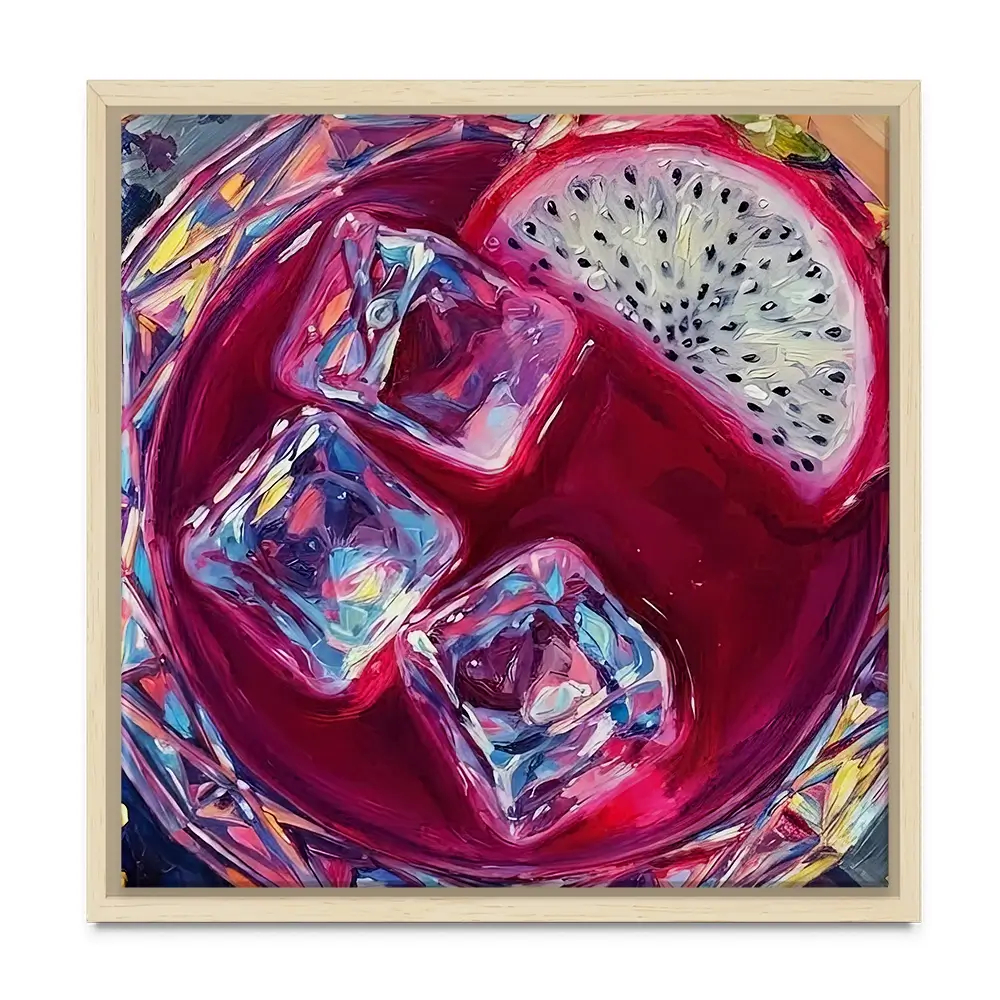 Pitaya Cocktail Square Canvas Print Pitaya Cocktail Square Canvas Print wall art product David Alexander Elder
