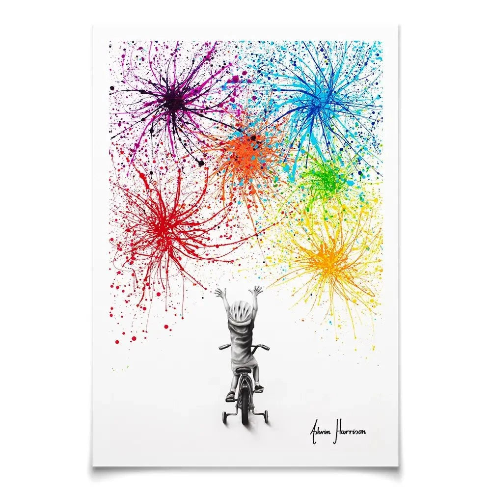 Playful Celebration Art Print Playful Celebration Art Print wall art product Ashvin Harrison
