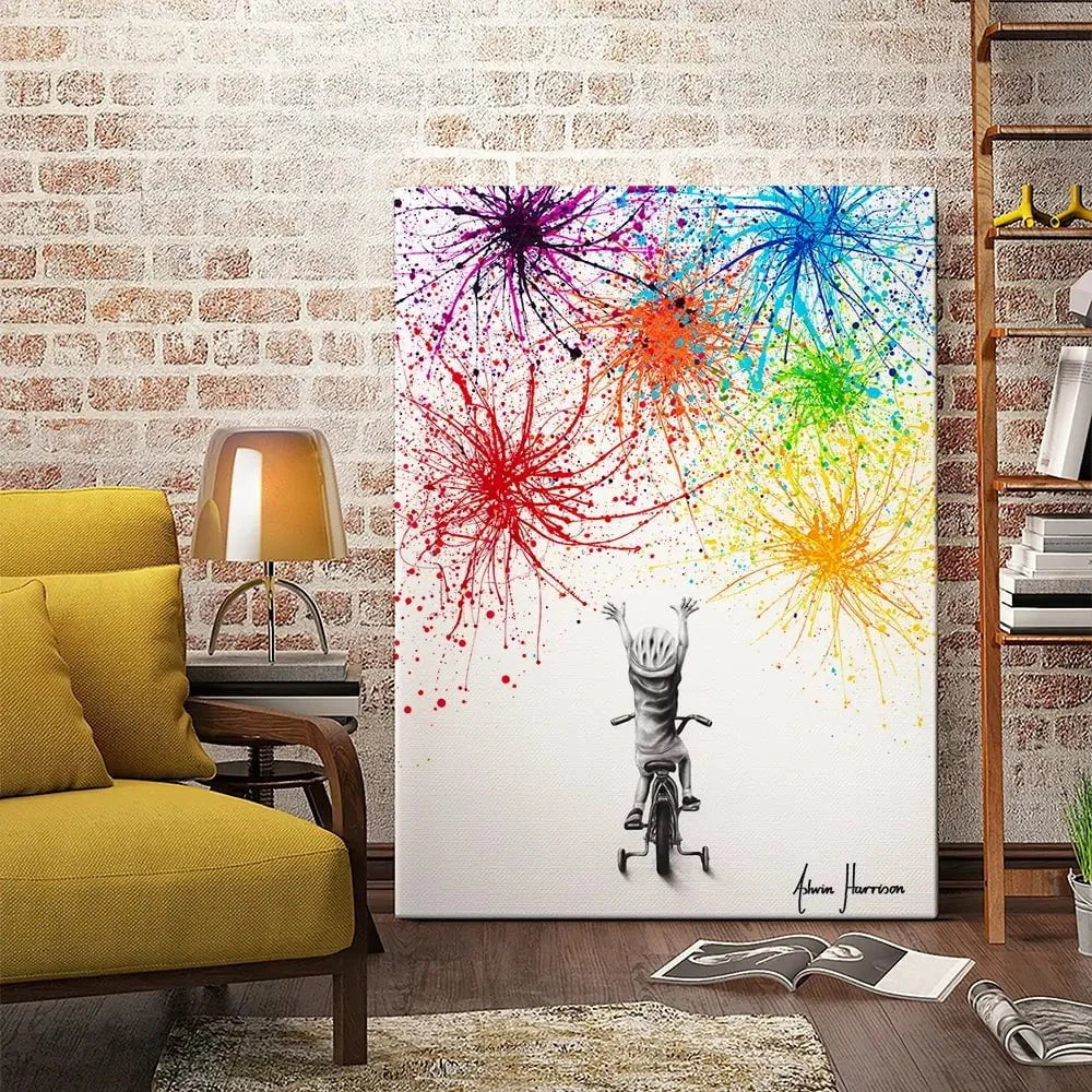 Playful Celebration Canvas Print Playful Celebration Canvas Print wall art product Ashvin Harrison