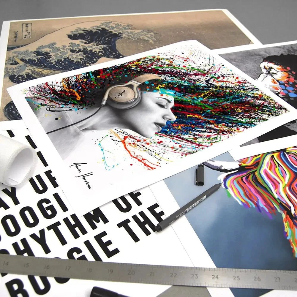 Playing Her Tune Art Print Playing Her Tune Art Print wall art product Ashvin Harrison