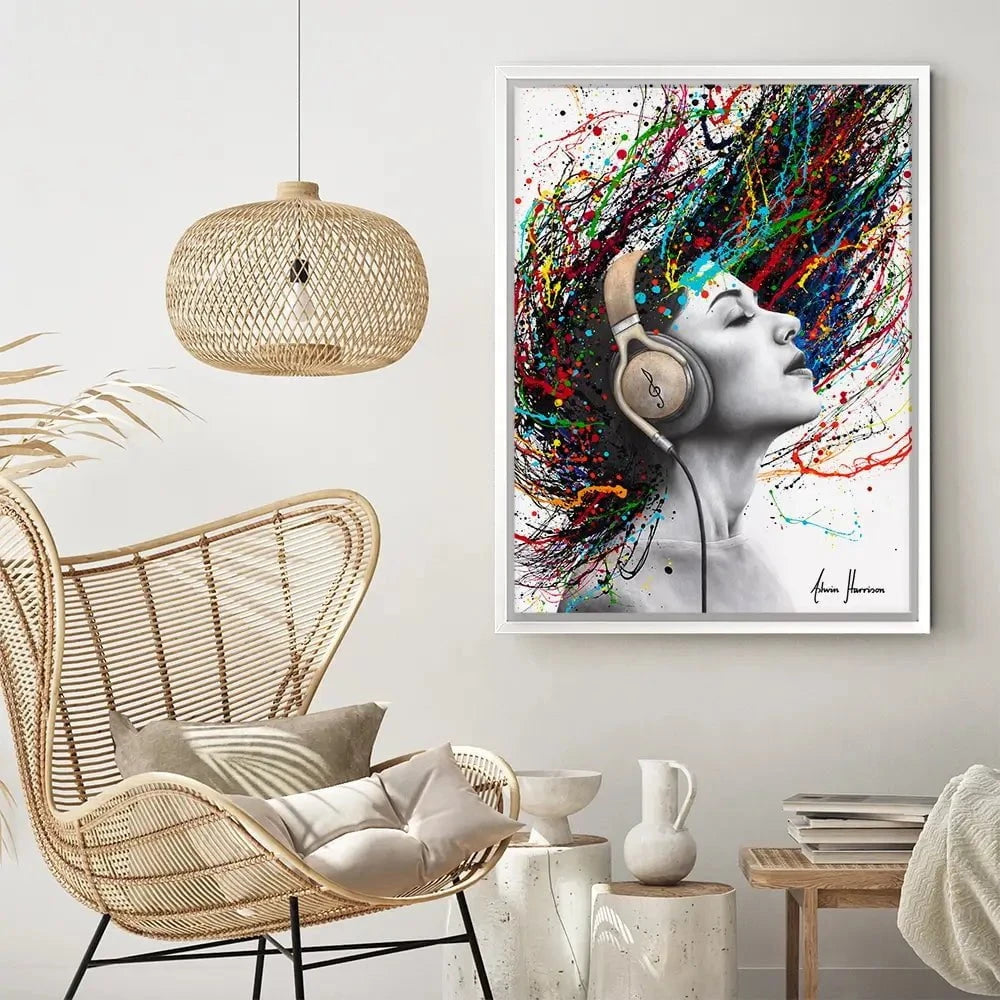 Playing Her Tune Canvas Print Playing Her Tune Canvas Print wall art product Ashvin Harrison