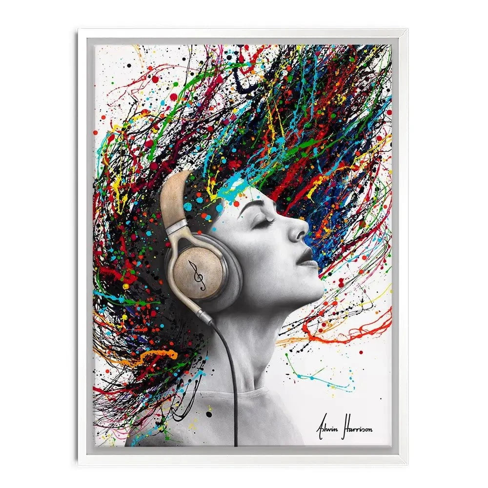 Playing Her Tune Canvas Print Playing Her Tune Canvas Print wall art product Ashvin Harrison