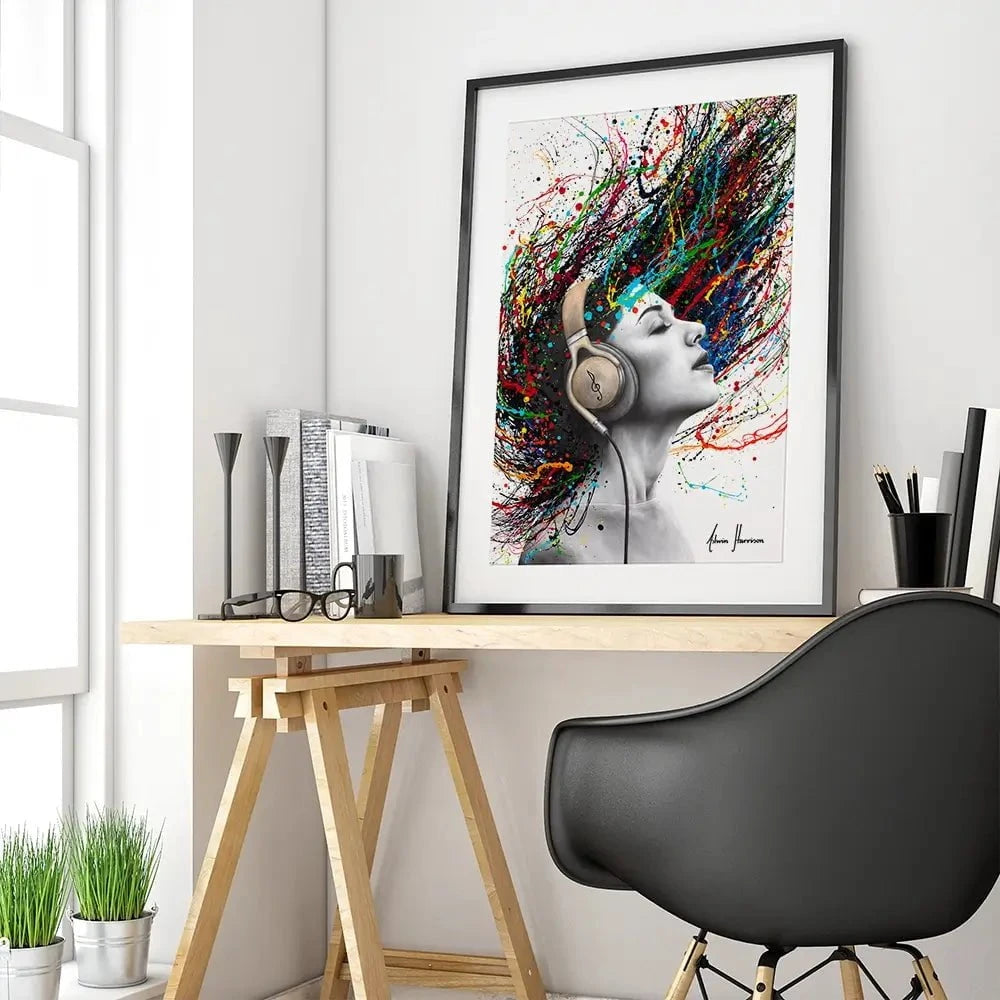 Playing Her Tune Framed Art Print Playing Her Tune Framed Art Print wall art product Ashvin Harrison