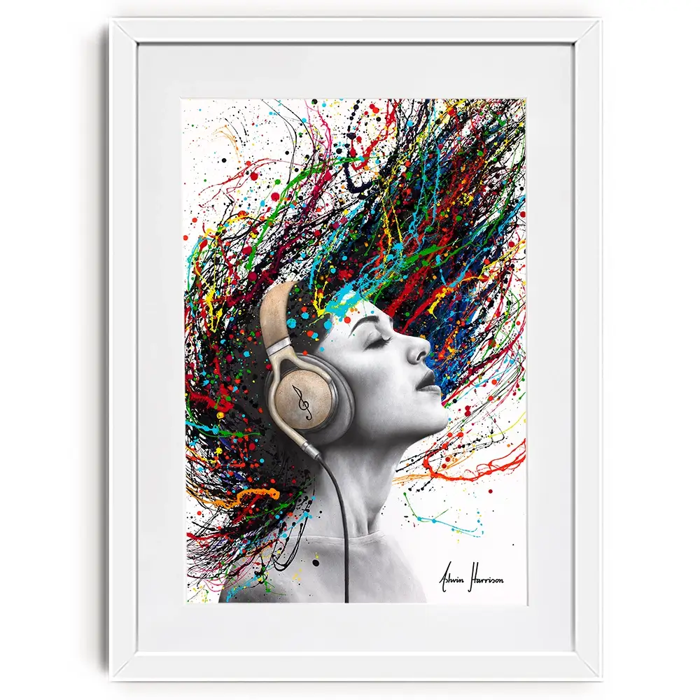 Playing Her Tune Framed Art Print Playing Her Tune Framed Art Print wall art product Ashvin Harrison