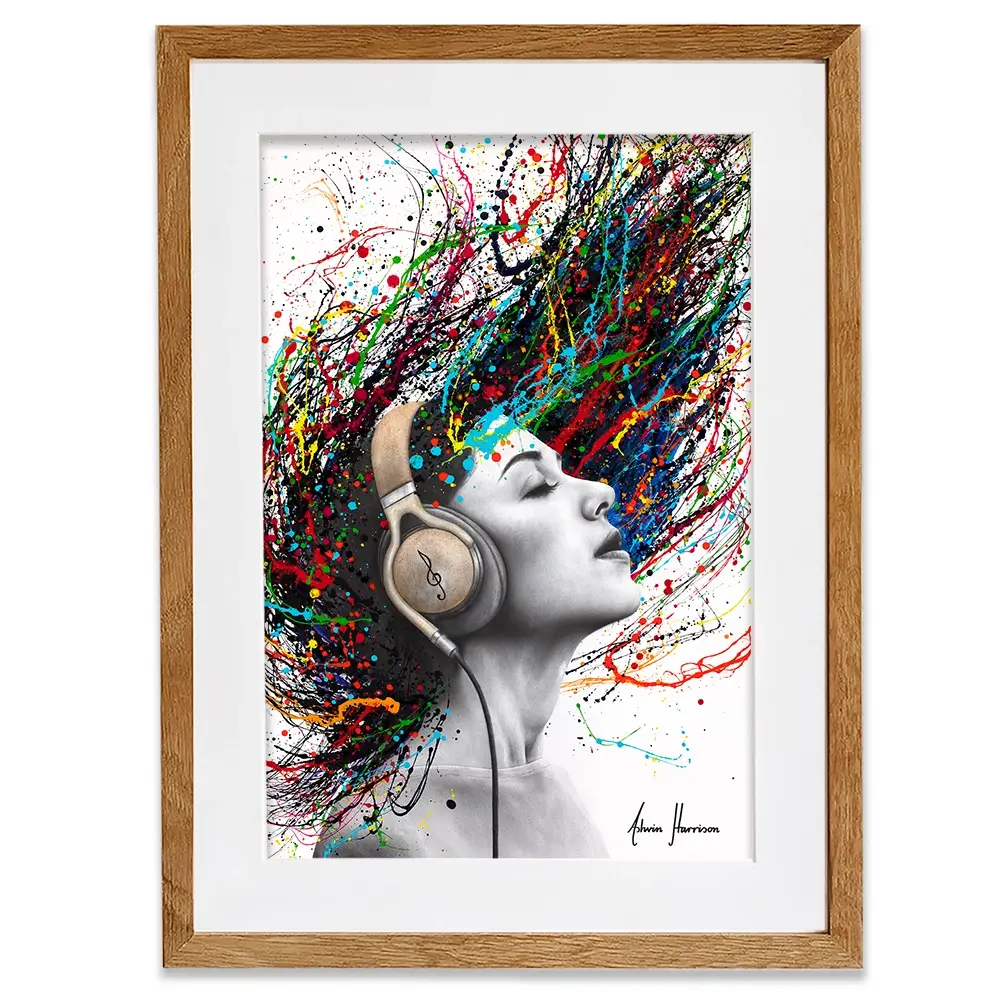 Playing Her Tune Framed Art Print Playing Her Tune Framed Art Print wall art product Ashvin Harrison