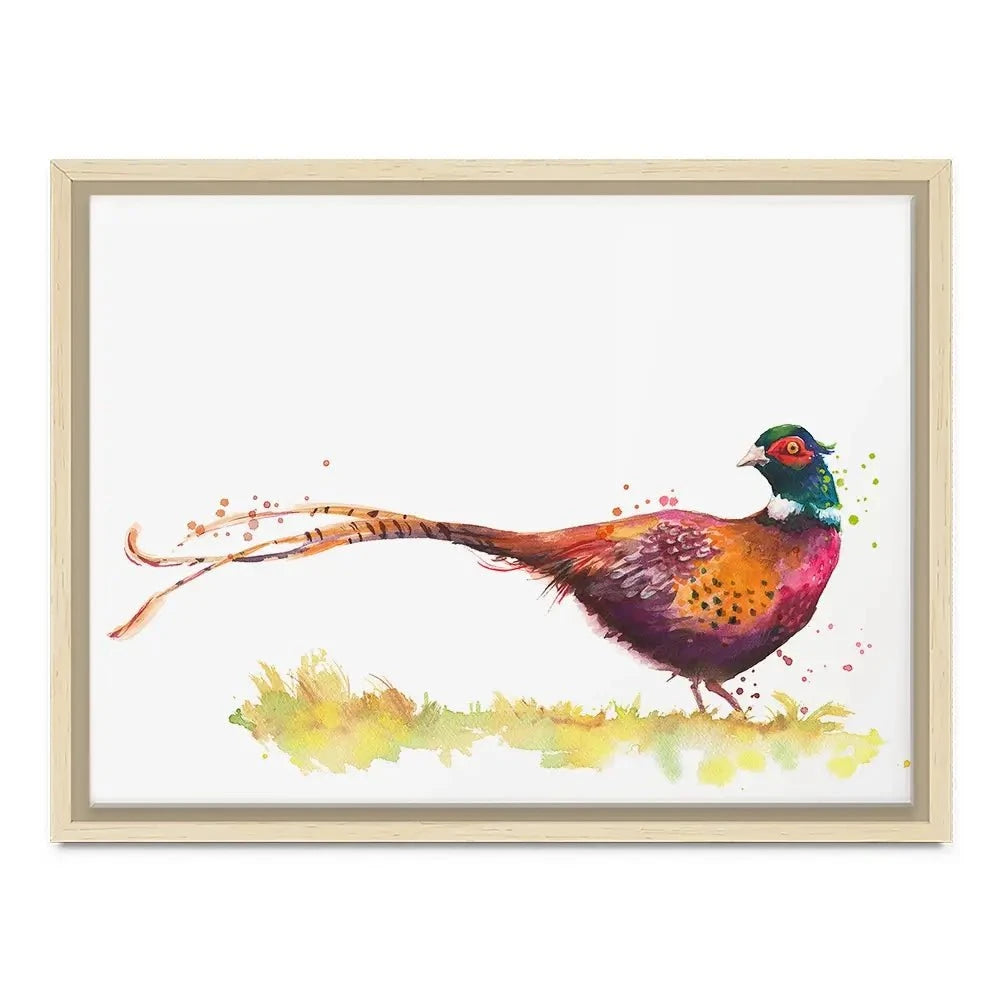 Pleasant Pheasant Canvas Print Pleasant Pheasant Canvas Print wall art product Kamieshkova / Shutterstock
