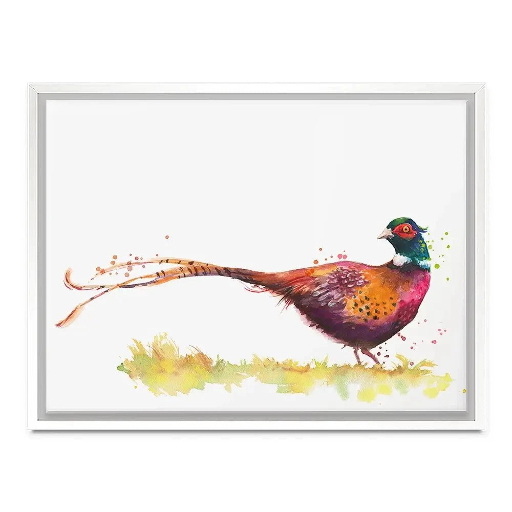 Pleasant Pheasant Canvas Print Pleasant Pheasant Canvas Print wall art product Kamieshkova / Shutterstock