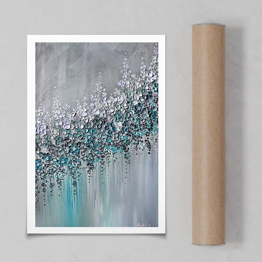 Please Me Grey Art Print Please Me Grey Art Print wall art product Nada Khatib