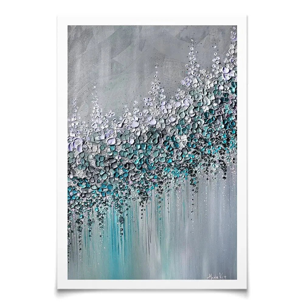 Please Me Grey Art Print Please Me Grey Art Print wall art product Nada Khatib