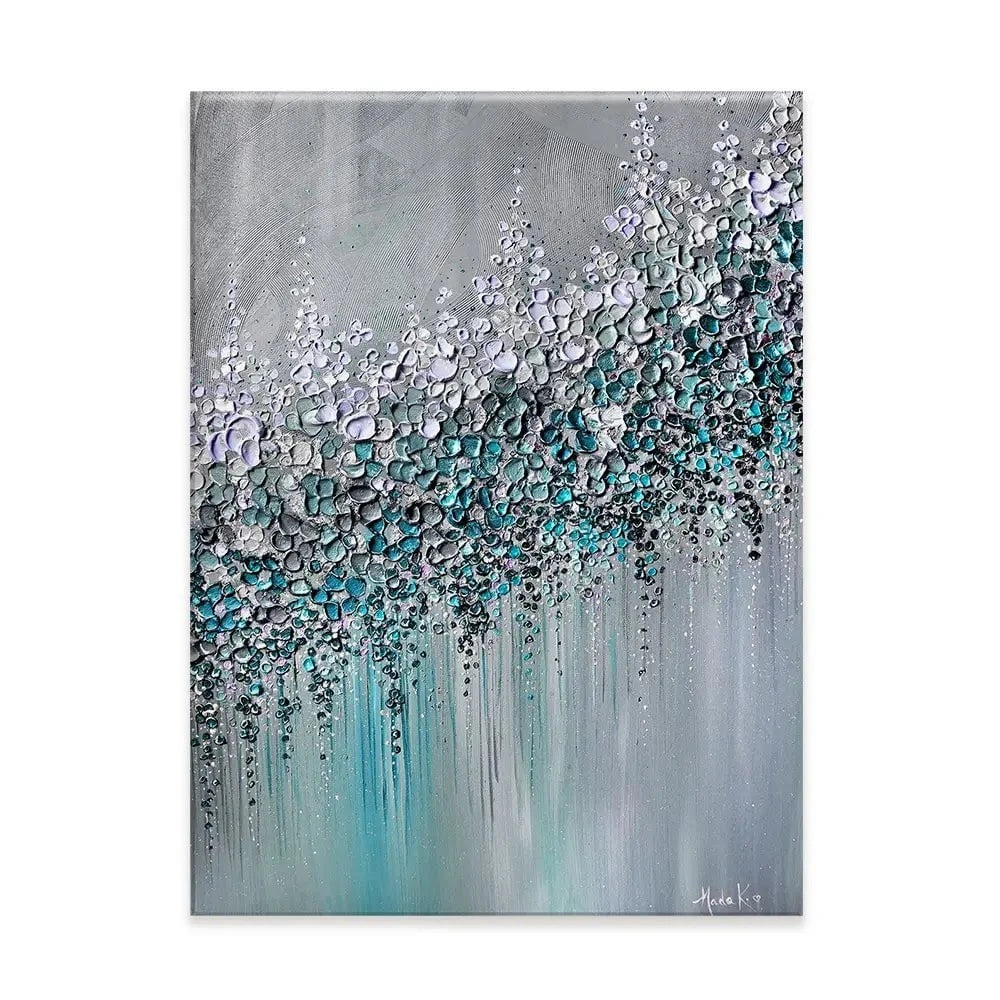 Please Me Grey Canvas Print Please Me Grey Canvas Print wall art product Nada Khatib