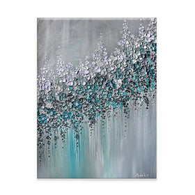 Please Me Grey Canvas Print Please Me Grey Canvas Print wall art product Nada Khatib