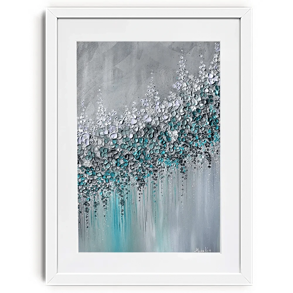 Please Me Grey Framed Art Print Please Me Grey Framed Art Print wall art product Nada Khatib