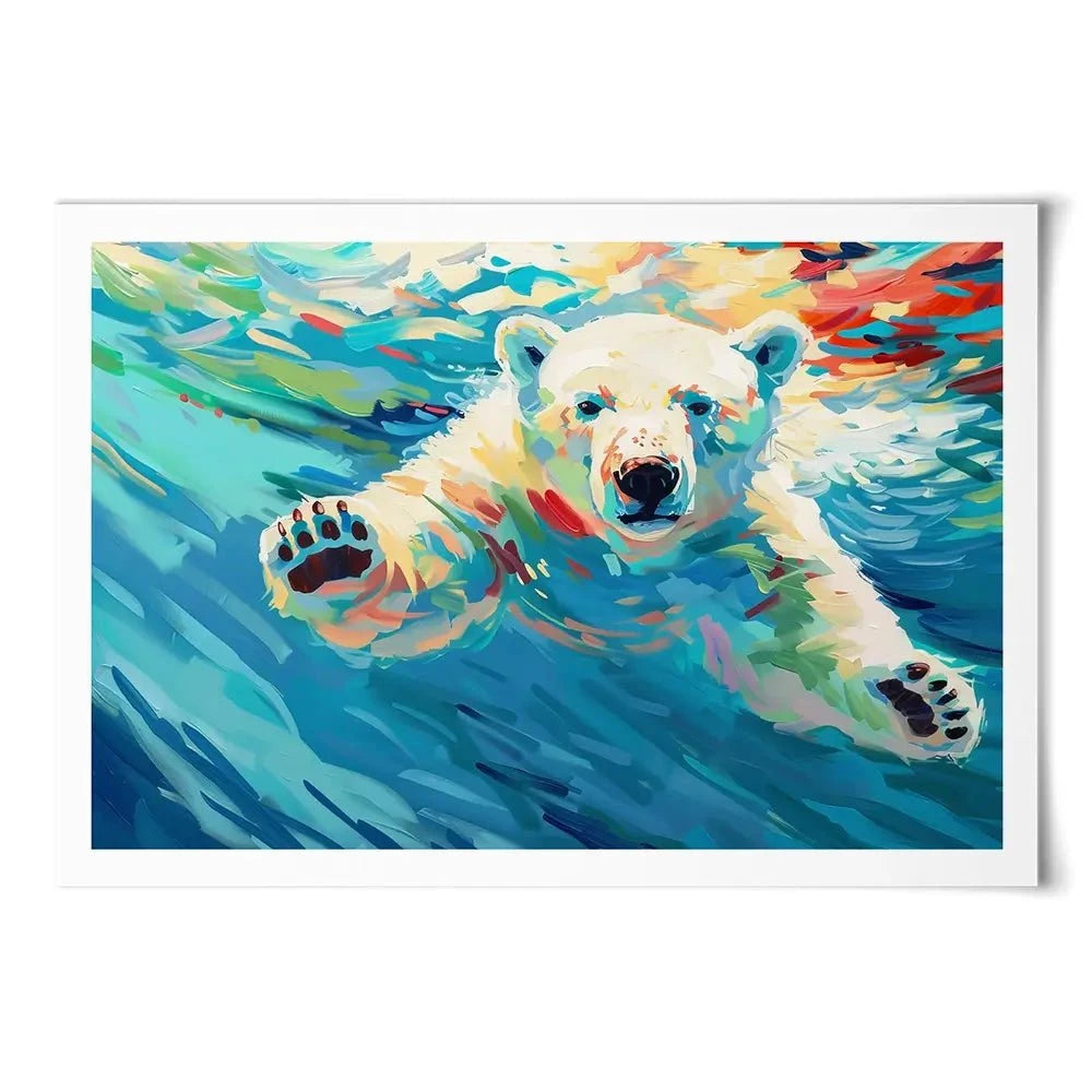 Polar Bear Art Print Polar Bear Art Print wall art product David Alexander Elder