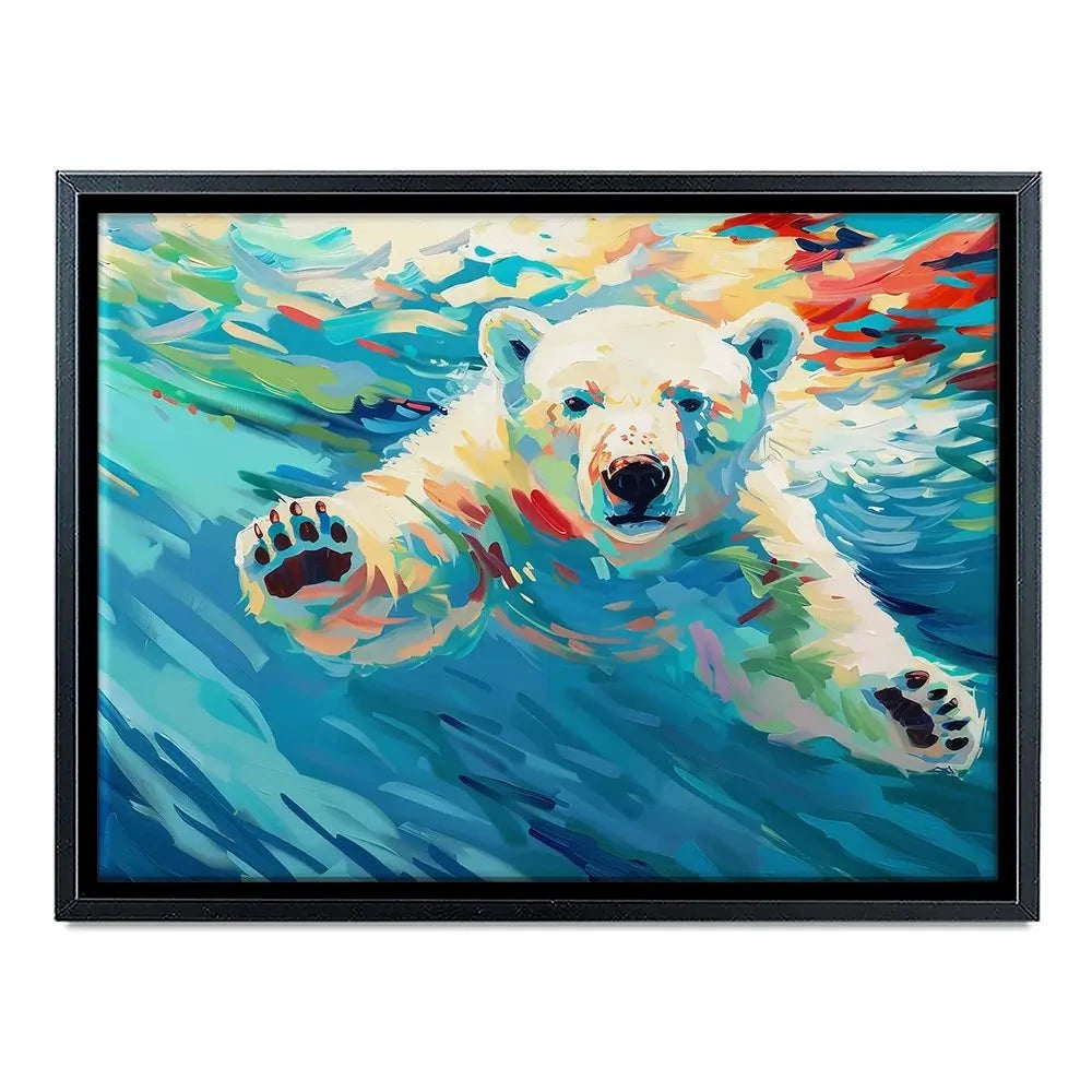 Polar Bear Canvas Print Polar Bear Canvas Print wall art product David Alexander Elder