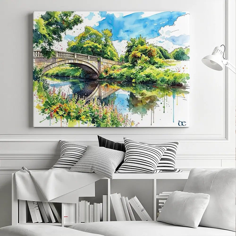Pollock Park Glasgow Canvas Print Pollock Park Glasgow Canvas Print wall art product David Alexander Elder