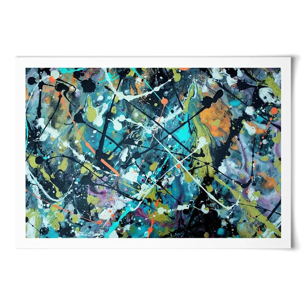 Pollock Style 2 Art Print Pollock Style 2 Art Print wall art product vector owl / Shutterstock