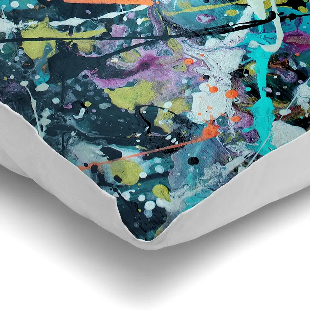 Pollock Style 2 Cushion Pollock Style 2 Cushion wall art product vector owl / Shutterstock