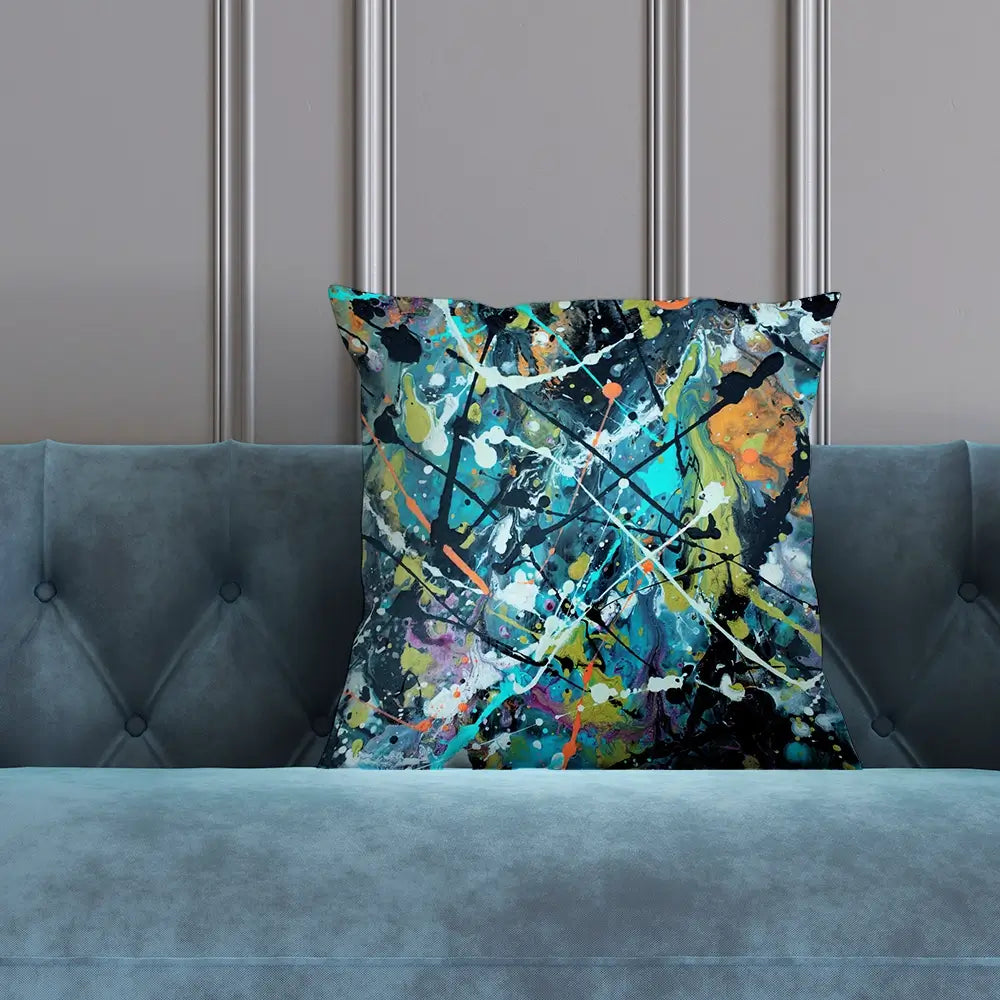 Pollock Style 2 Cushion Pollock Style 2 Cushion wall art product vector owl / Shutterstock