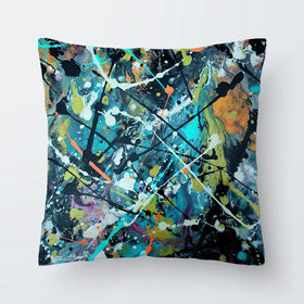 Pollock Style 2 Cushion Pollock Style 2 Cushion wall art product vector owl / Shutterstock