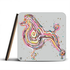 Poodle Coaster Set Poodle Coaster Set wall art product Studio Paint-Ing