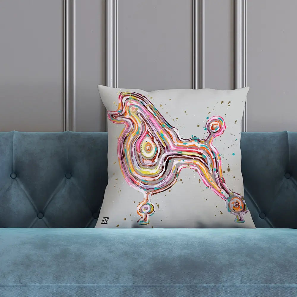 Poodle Cushion Poodle Cushion wall art product Studio Paint-Ing