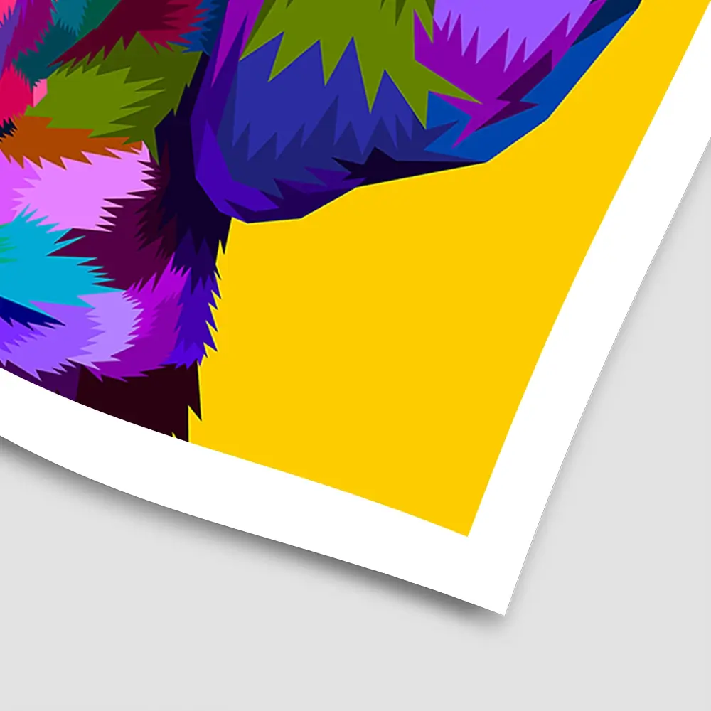 Pop Art Dachshund Square Art Print Pop Art Dachshund Square Art Print wall art product Sultan Receh / Shutterstock