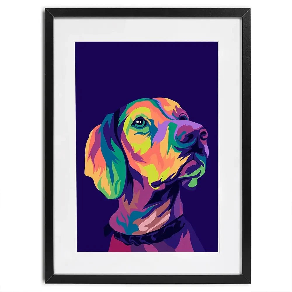 Pop Art Labrador Retriever Framed Art Print Pop Art Labrador Retriever Framed Art Print wall art product Zero05Ard / Shutterstock
