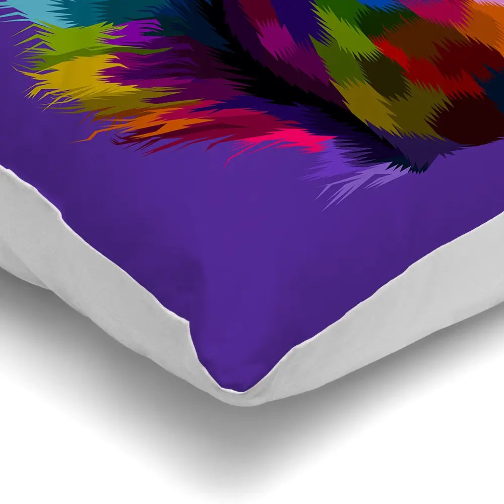 Pop Art Squirrel Cushion Pop Art Squirrel Cushion wall art product rainbow zoo / Shutterstock