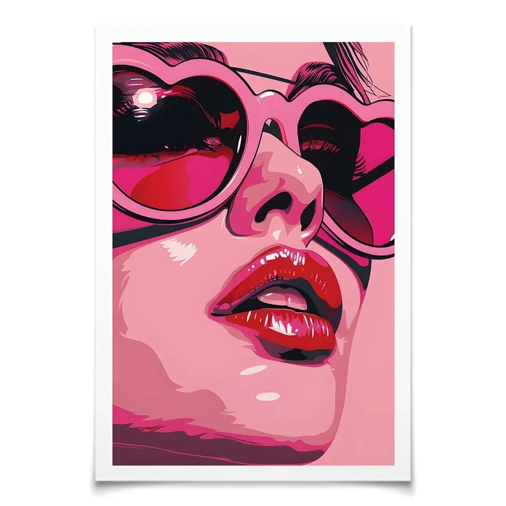 Pop Of Pink Art Print Pop Of Pink Art Print wall art product Art Print Shop