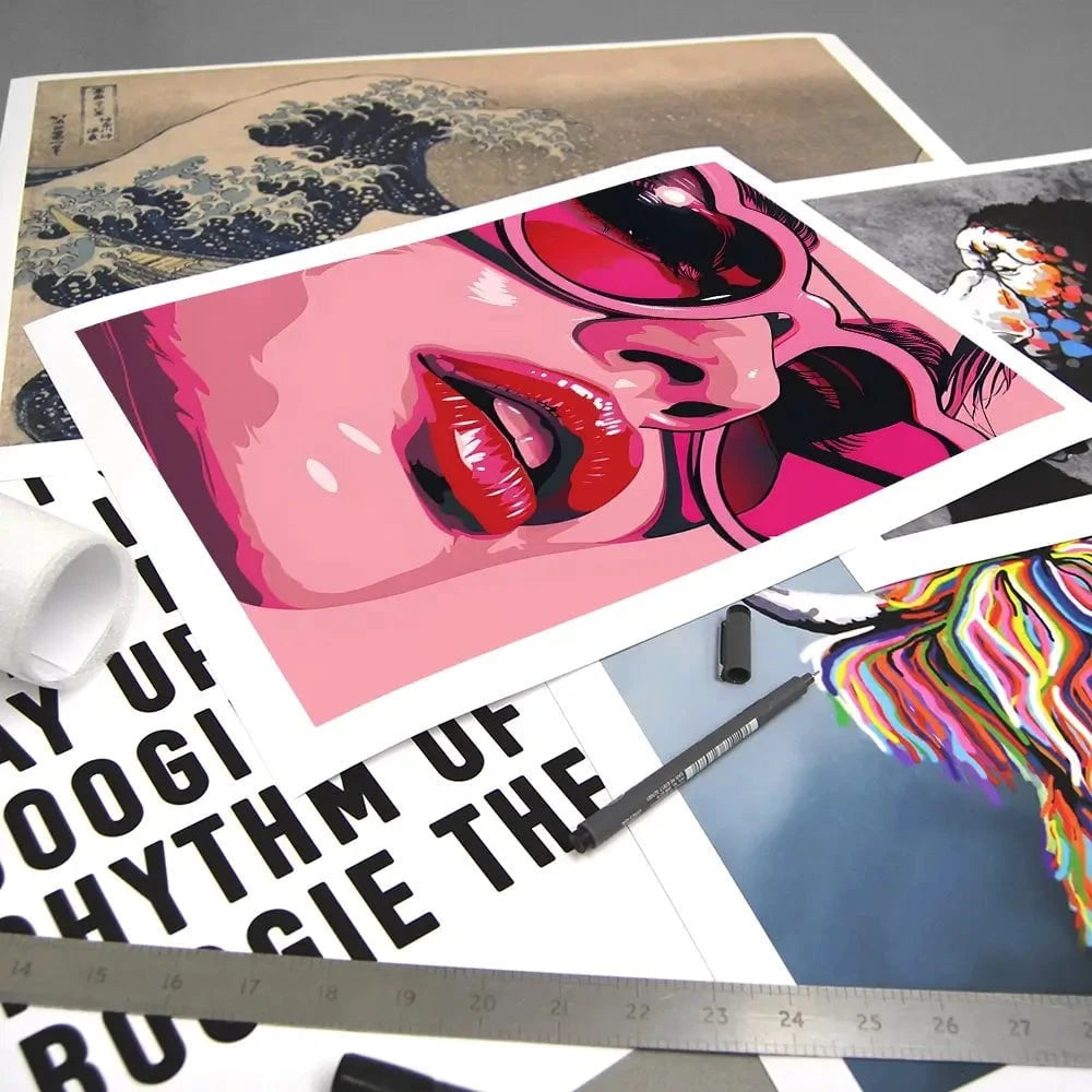 Pop Of Pink Art Print Pop Of Pink Art Print wall art product Art Print Shop