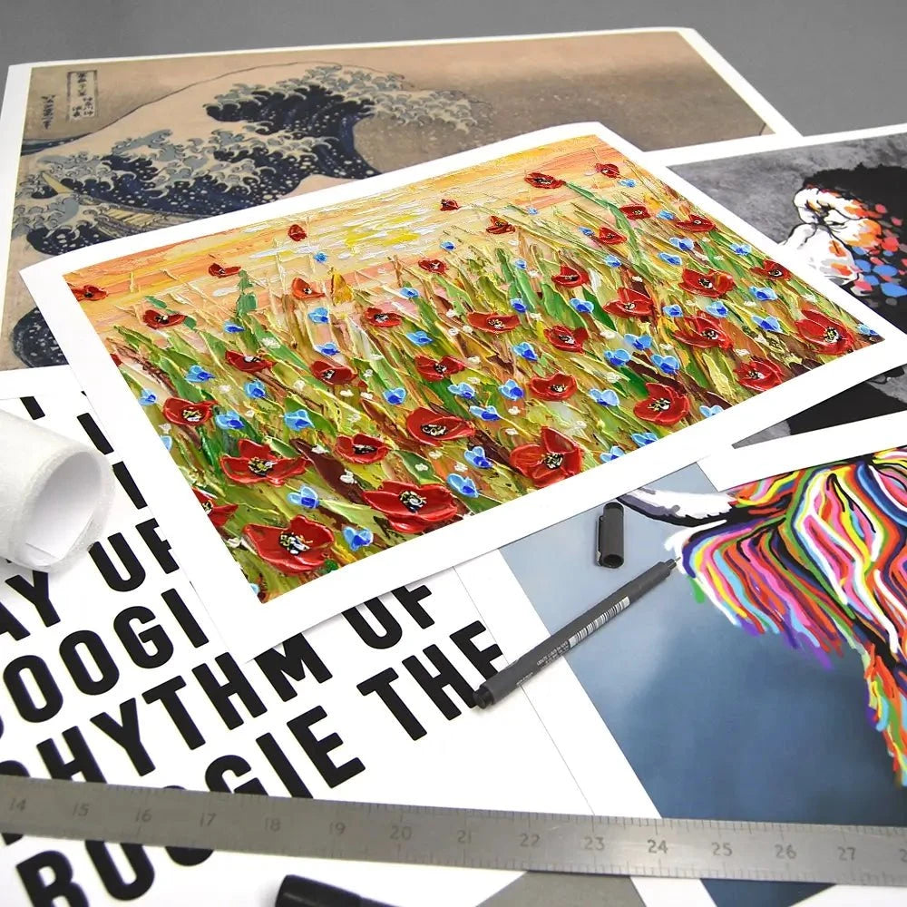 Poppies At Sunset Art Print Poppies At Sunset Art Print wall art product Olga Tkachyk