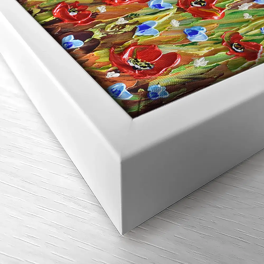 Poppies At Sunset Canvas Print Poppies At Sunset Canvas Print wall art product Olga Tkachyk