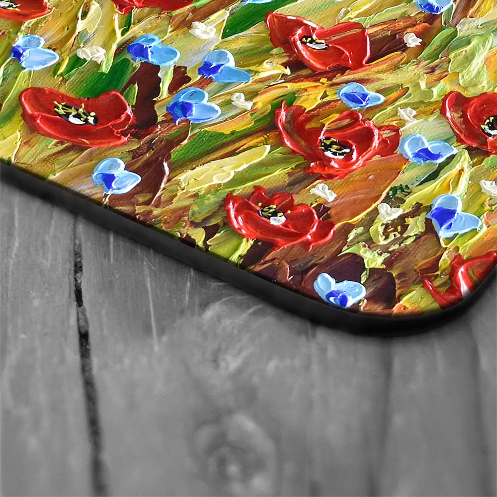 Poppies At Sunset Coaster Set Poppies At Sunset Coaster Set wall art product Olga Tkachyk