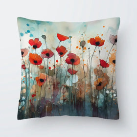 Poppies Cushion Poppies Cushion wall art product Art Print Shop