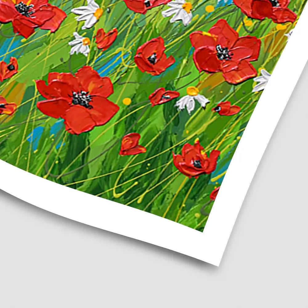 Poppies Galore Art Print Poppies Galore Art Print wall art product Olga Tkachyk