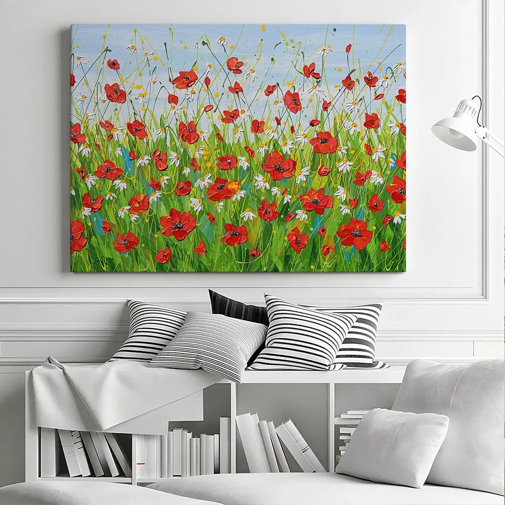 Poppies Galore Canvas Print Poppies Galore Canvas Print wall art product Olga Tkachyk