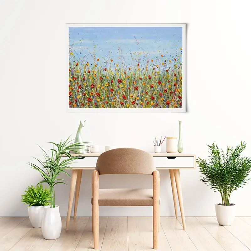Poppies In July Art Print Poppies In July Art Print wall art product Olga Tkachyk