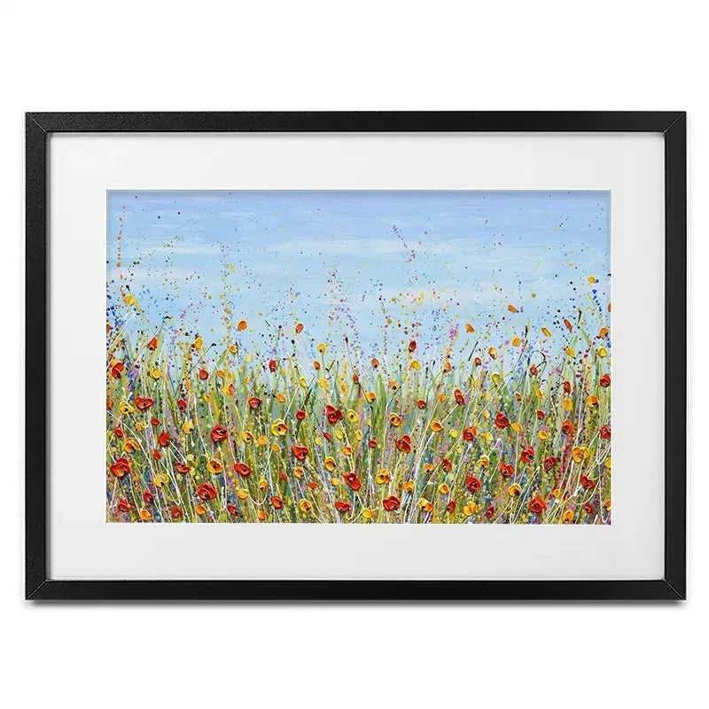 Poppies In July Framed Art Print Poppies In July Framed Art Print wall art product Olga Tkachyk
