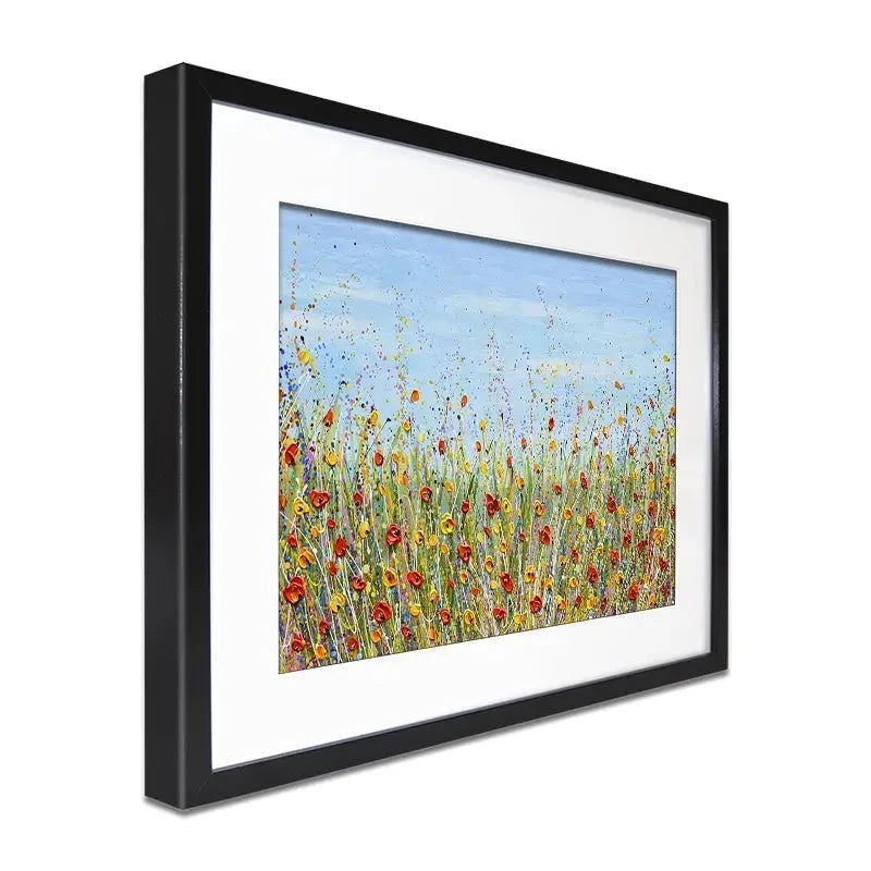 Poppies In July Framed Art Print Poppies In July Framed Art Print wall art product Olga Tkachyk