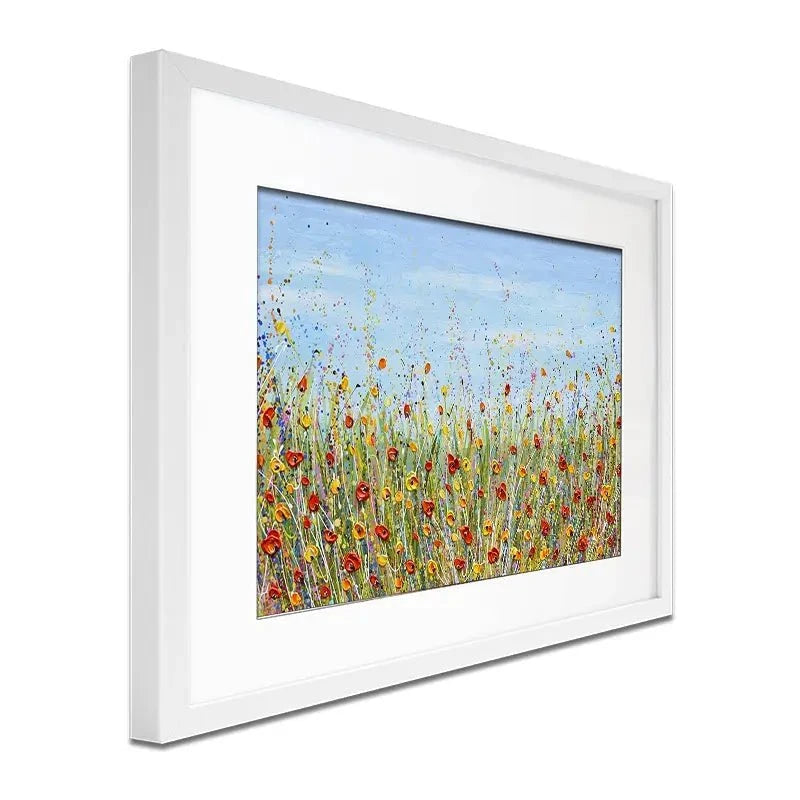 Poppies In July Framed Art Print Poppies In July Framed Art Print wall art product Olga Tkachyk